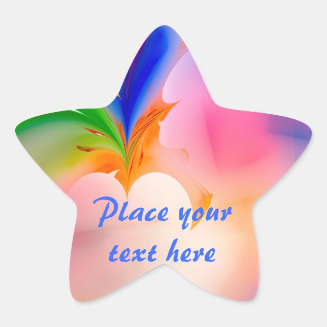 Big Bow Gift Box Star Sticker (Front)