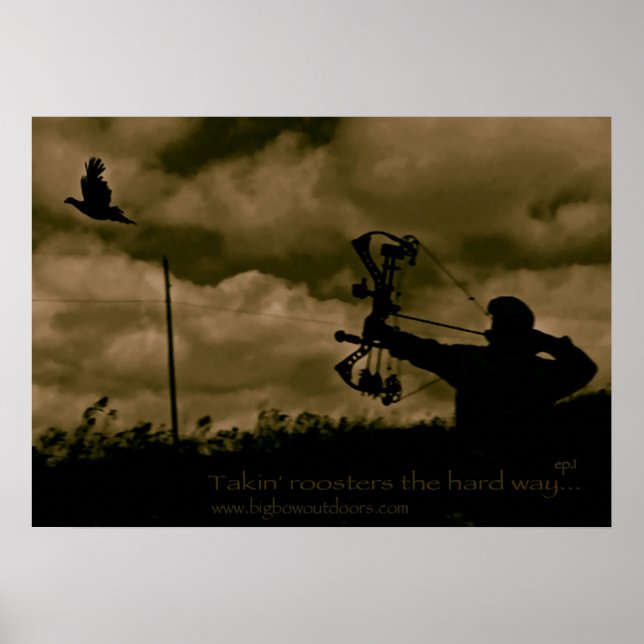 Big Bow Pheasant Hunting Poster (Front)