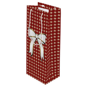 Big Bow Red Noël Vacances Sac à vin