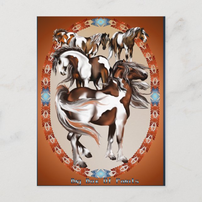 Big Box Of Paints Postcard (Front)