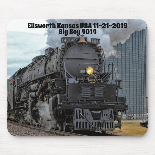 Big Boy 4014 Ellsworth Kansas Mouse Pad (Front)