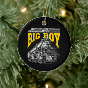 Big Boy 4014 Steam Loco. Union Pacific Class 4000 Ceramic Ornament