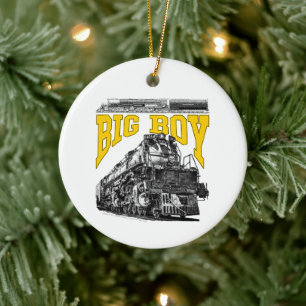 Big Boy 4014 Steam Loco. Union Pacific Class 4000 Ceramic Ornament