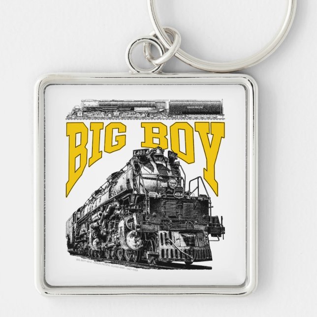 Big Boy 4014 Steam Loco. Union Pacific Class 4000 Keychain (Front)