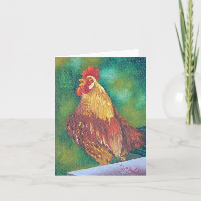 Big Boy, Cock-a-doodle Doo Note Card (Front)