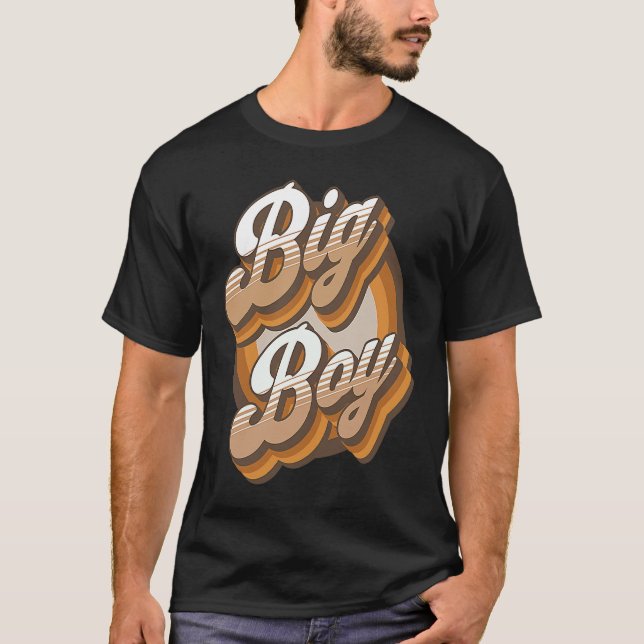 BIG BOY Retro Cool Melanin vibe T-Shirt (Front)
