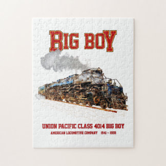 Big Boy Vintage Steam Train American Locomotive  Jigsaw Puzzle