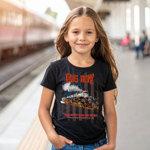 Big Boy Vintage Steam Train American Locomotive T-Shirt