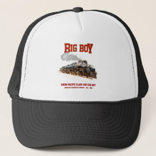 Big Boy Vintage Steam Train American Locomotive Trucker Hat