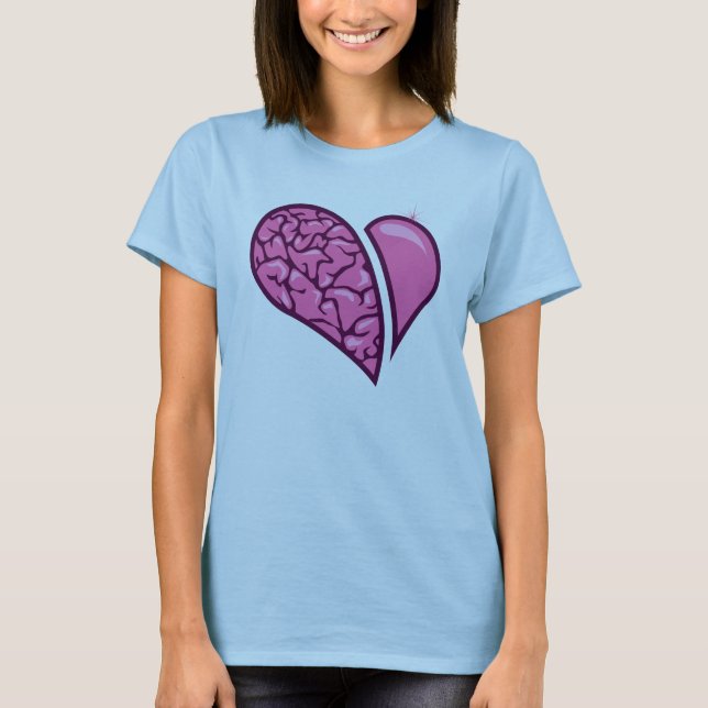 Big Brain Heart Combo T-Shirt (Front)