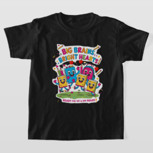Big Brains, Bright Hearts – 1st & 2nd Grade Back-t T-Shirt
