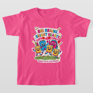 Big Brains, Bright Hearts – 1st & 2nd Grade Back-t T-Shirt