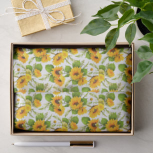 Big Bright Sunflowers Summer Tissue Paper