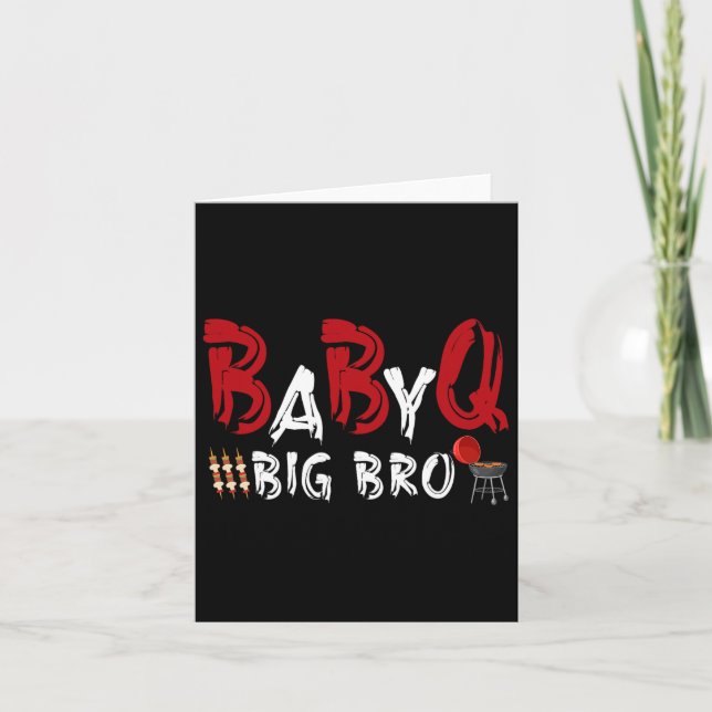 Big Bro Byby Bbq  Card (Front)