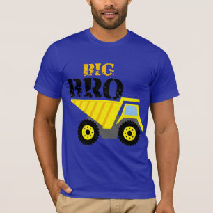 Big Bro Construction Yellow Dump Truck T-Shirt