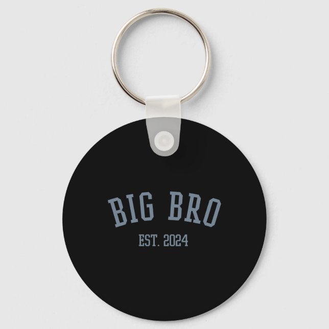Big Bro Est. 2024 New Big Brother  Keychain (Front)