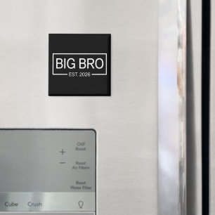 Big Bro Est. 2026 New Big Brother Pregnancy Baby Magnet