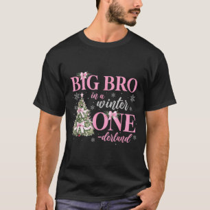 Big Bro In A Winter Onederland Birthday Girl Chris T-Shirt
