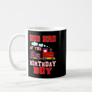 Big Bro Of The Birthday Boy Train Steam Locomotive Coffee Mug
