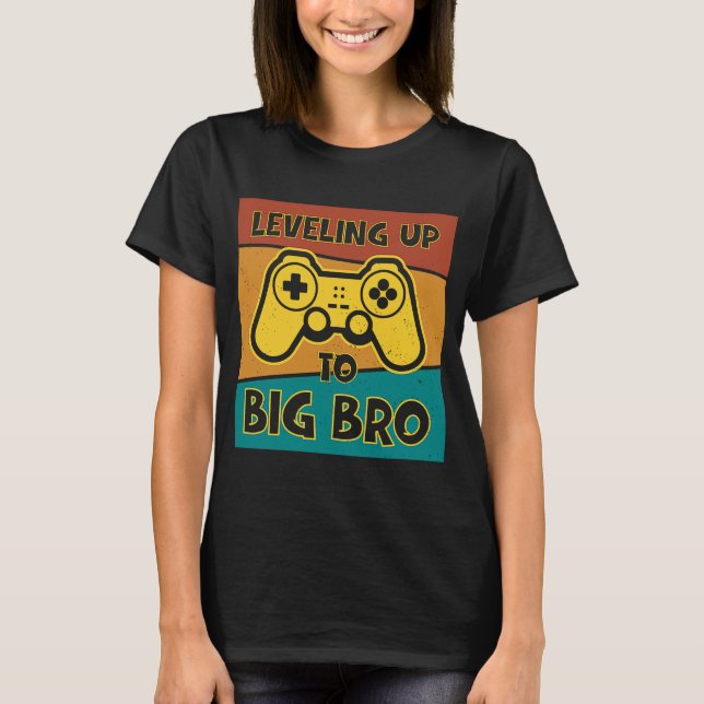 Big Bro Pregnancy Announcement Future Big Brother  T-Shirt (Front)