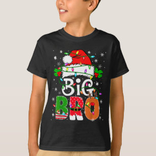 Big Bro Santa New Sibling Brother Announcement Xma T-Shirt