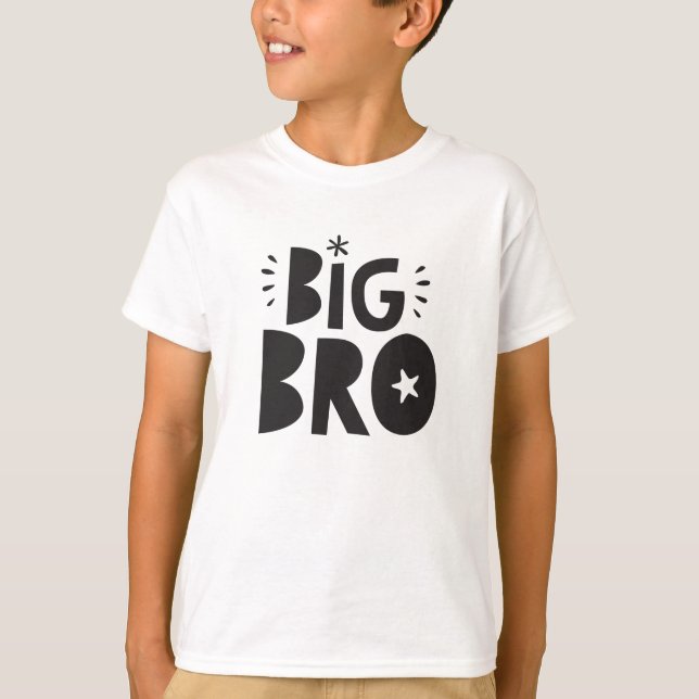 BIG BRO T-SHIRT moderne audacieux amusant chunky s (Devant)