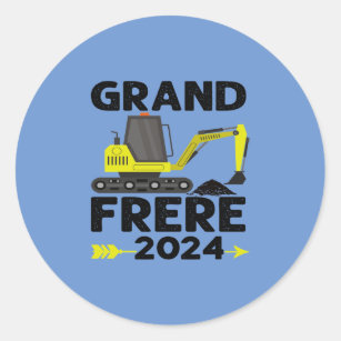 Big Brother 2024 Construction Machinery Announces  Classic Round Sticker