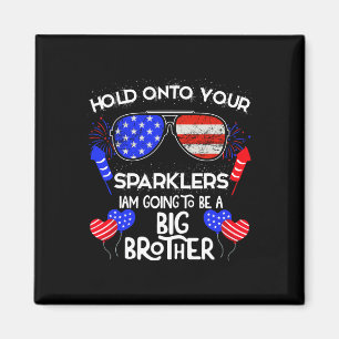 Big Brother 4th Of July Pregnancy Announcement  Magnet