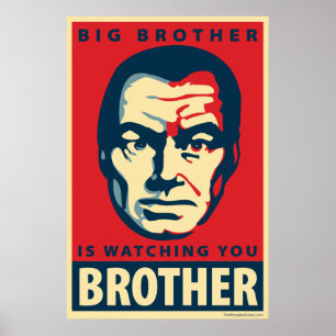 Big Brother : affiche parodique d'Obama