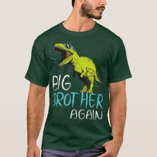 Big Brother Again Dinosaur for Boy and Toddler T-Shirt