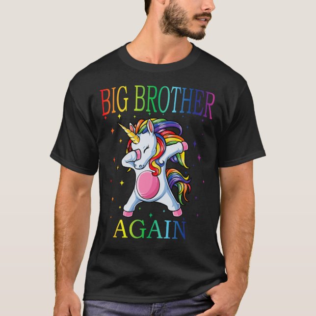 BIG BROTHER again T-shirt - Sibling older daughter (Front)