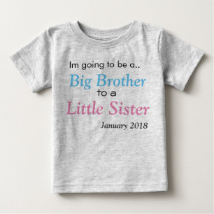 Big brother Announcement Baby T-Shirt