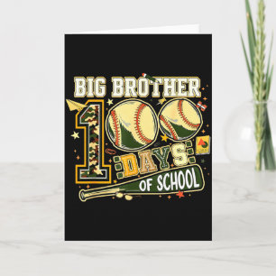 Big Brother Baby Brother Boy Maternity 100 Days Of Card