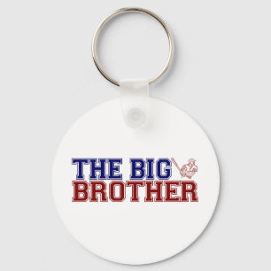Big Brother Baseball Keychain