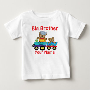 Big Brother Bear Train Personalized Shirt
