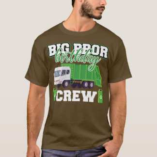 Big Brother Birthday Crew Garbage Truck Family Mat T-Shirt
