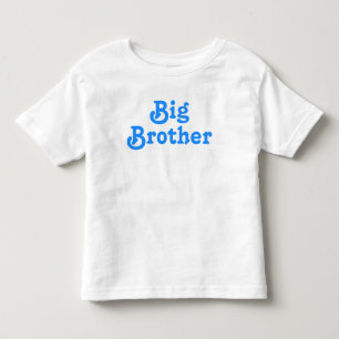 Big Brother Blue Typography Toddler T-shirt