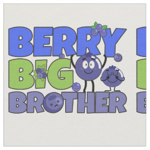 Big Brother Blueberry Pun Fabric