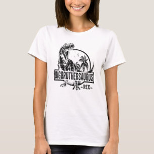 Big Brother Brothersaurus Dinosaur Saurus Rex Son T-Shirt
