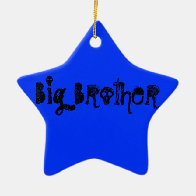 Big Brother Ceramic Ornament (Front)