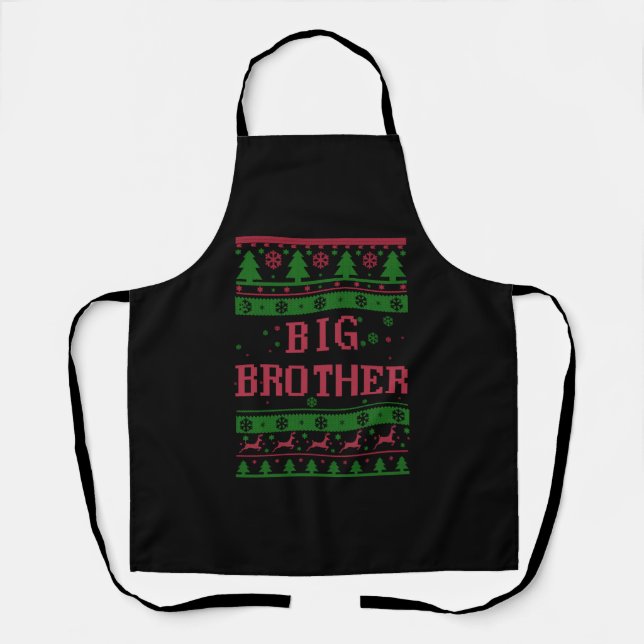 Big Brother Christmas Apron (Front)