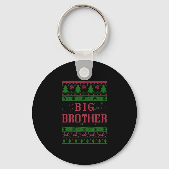 Big Brother Christmas Keychain (Front)