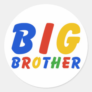 BIG BROTHER CLASSIC ROUND STICKER