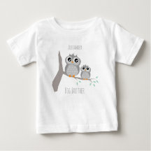 Big Brother customizable name with owls