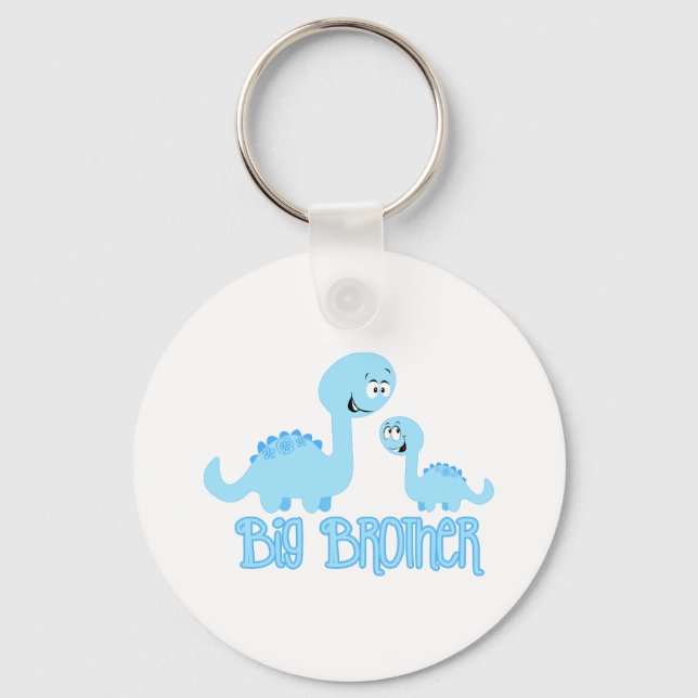 Big Brother Dinosaur Keychain (Front)