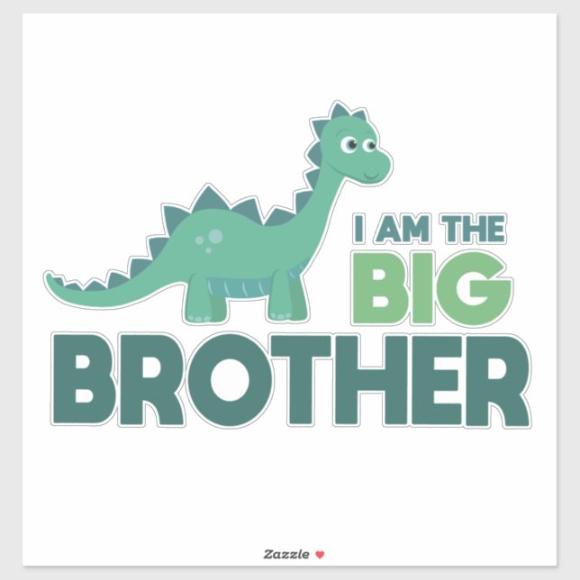 Big brother dinosaur kids boy family (Sheet)