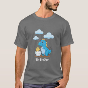 Big Brother Dinosaur T-shirt - Cute Dino Sibling