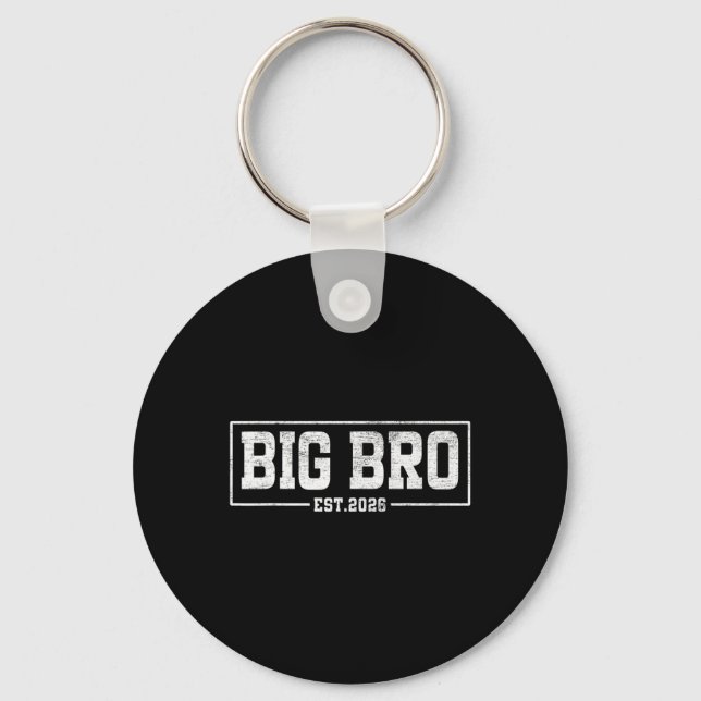 Big Brother Est. 2026 - Bro 2026 Loading New Big B Keychain (Front)