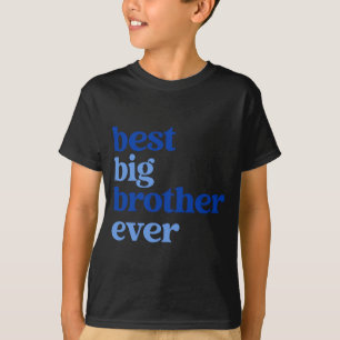 Big Brother Ever Gray With Blue Text Boys _2  T-Shirt