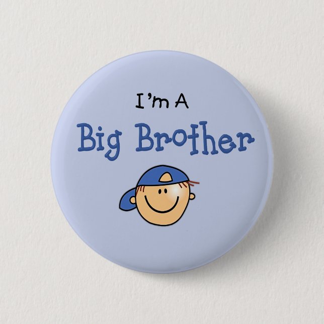 Big Brother Face 2 Inch Round Button (Front)